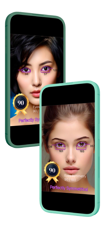 Eye Symmetry app screenshots
