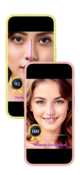Nose Symmetry app screenshots